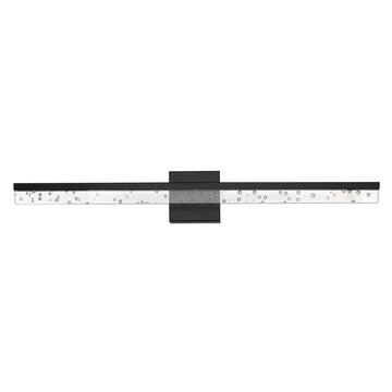 Mario Modern Contemporary 360-Degree Rotatable Iron/Seeded Acrylic Integrated LED Vanity Light